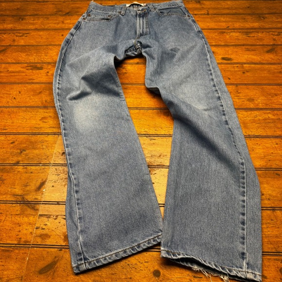 Levi's Other - Levis 505 Regular Fit Jeans Mens 32x32 Blue Straight Leg Denim Pants 00505-0216